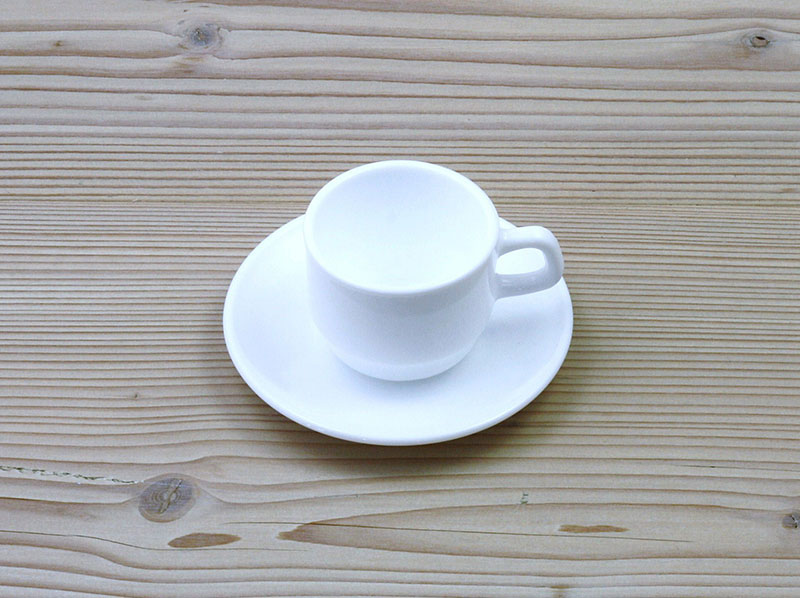 Mokkatasse mit Untertasse